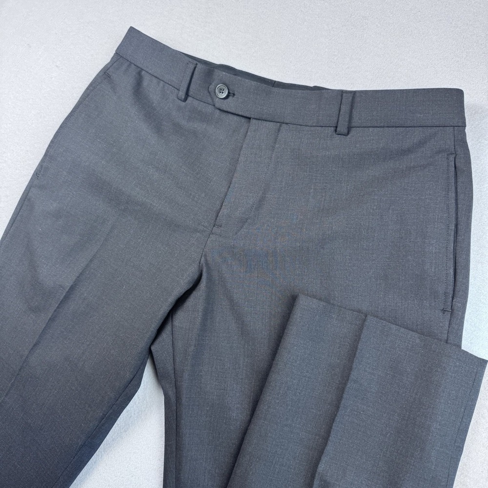Brooks Brothers Classic Wool Polyester Chino Pant 32x30 Flat Straight Stretch